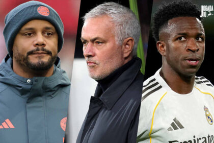 Imagem da noticia Kompany sai em defesa de Vini Jr e condena Mourinho: “Cometeu um erro”