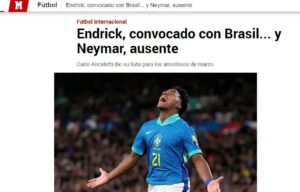 Imagem da noticia Imprensa internacional repercute convocação da seleção: "Escolhas ousadas"