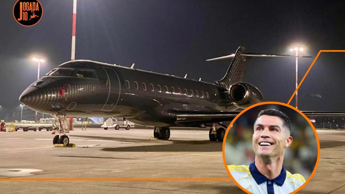 Imagem da noticia Jato de Cristiano Ronaldo deixa Oriente Médio após ataque na Arábia Saudita