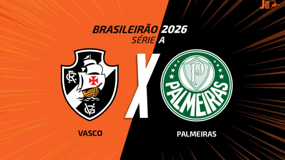 Imagem da noticia Vasco x Palmeiras: onde assistir, escalações e arbitragem