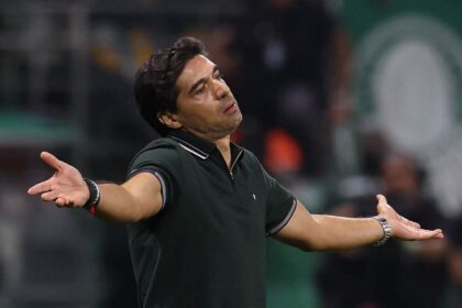 Imagem da noticia Abel Ferreira, do Palmeiras, é suspenso por oito jogos pelo STJD