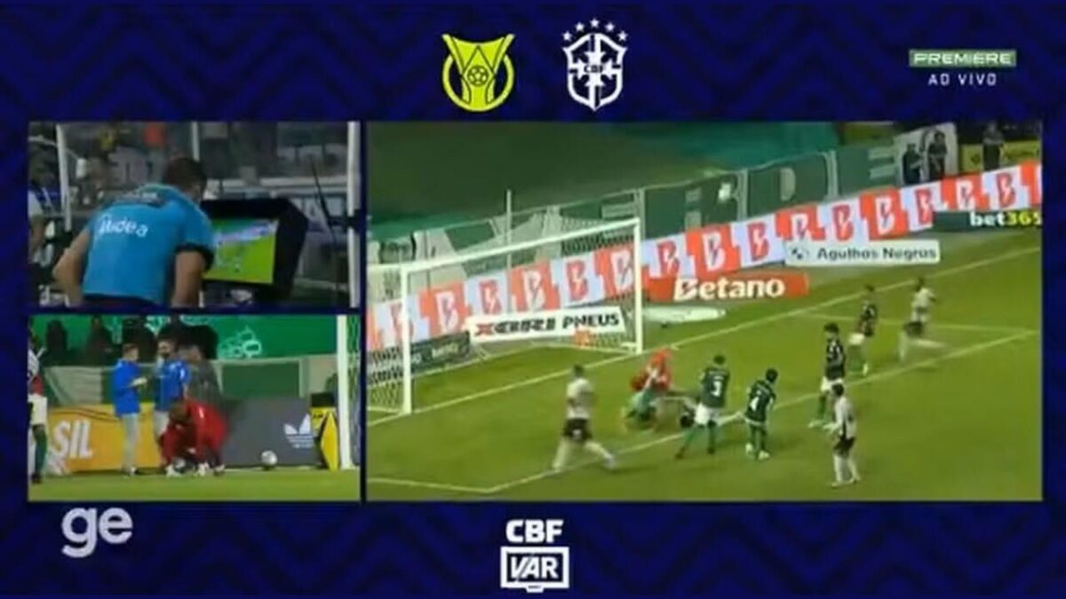 Imagem da noticia CBF revela áudio do VAR que anulou pênalti contra Palmeiras