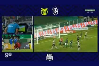 Imagem da noticia CBF revela áudio do VAR que anulou pênalti contra Palmeiras