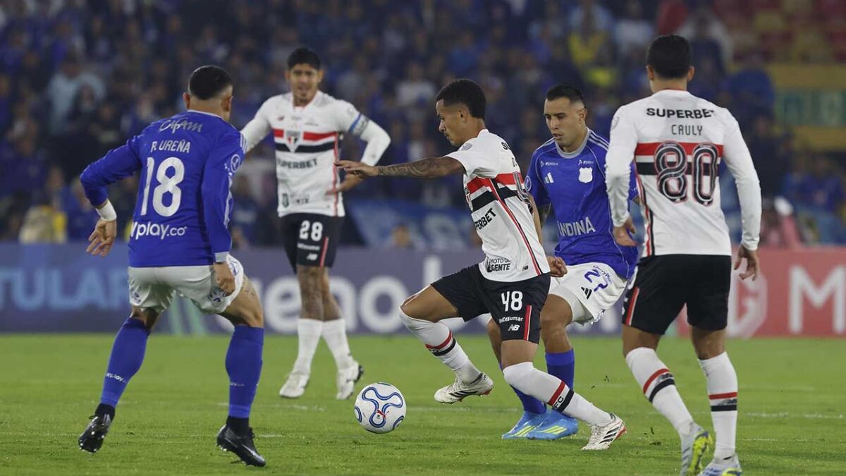 Imagem da noticia Com reservas, São Paulo empata com Millonarios e segue líder na Sul-Americana