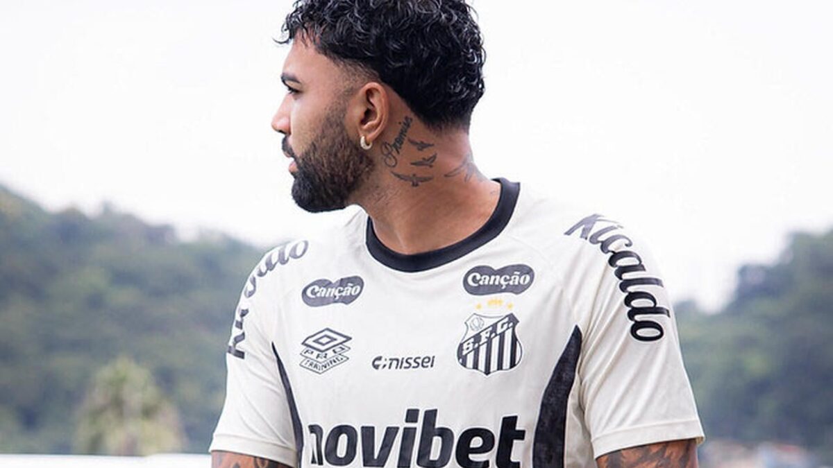 Imagem da noticia Gabigol volta a treinar e deve reforçar o Santos contra o Flamengo