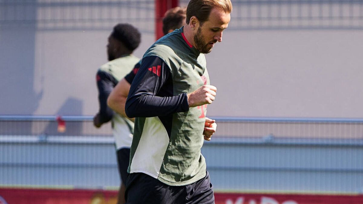 Imagem da noticia Harry Kane volta aos treinos e está relacionado para enfrentar o Real Madrid