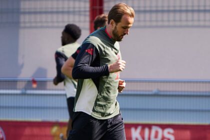 Imagem da noticia Harry Kane volta aos treinos e está relacionado para enfrentar o Real Madrid