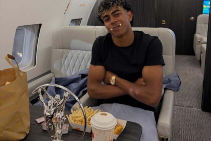 Imagem da noticia Lamine Yamal celebra feito histórico em premiação com ''banquete'' de McDonald's