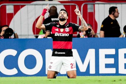 Imagem da noticia Lucas Paquetá celebra o seu primeiro gol em Libertadores