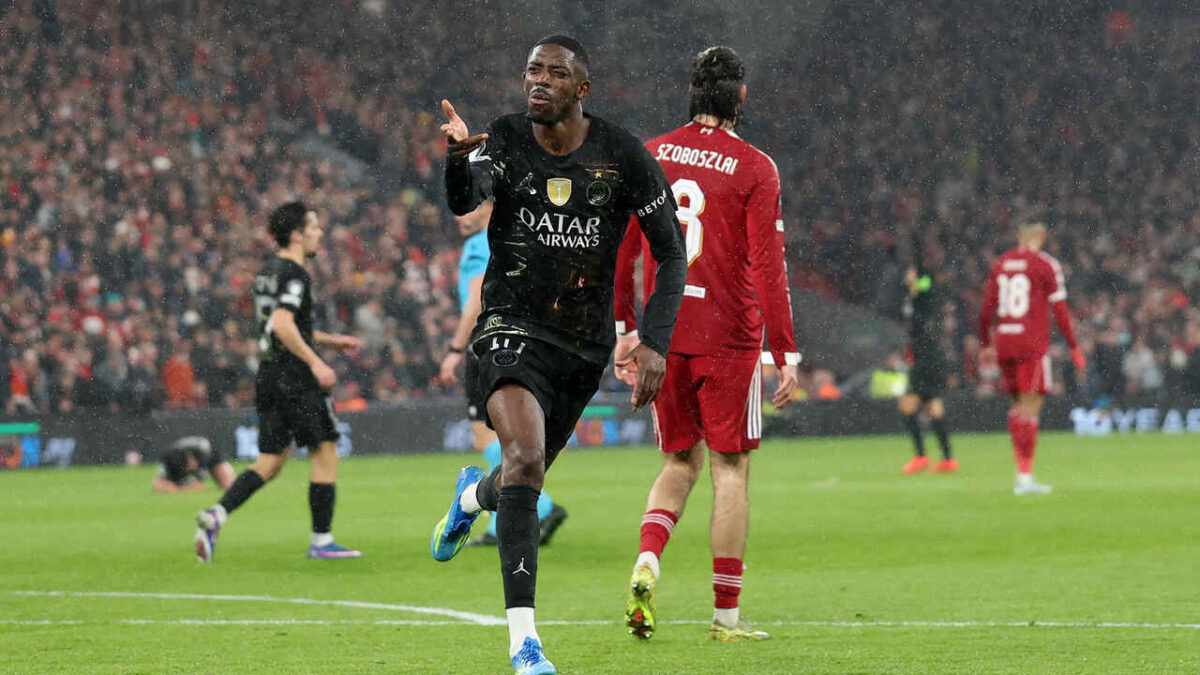 Imagem da noticia PSG vence o Liverpool em Anfield e avança à semifinal da Champions