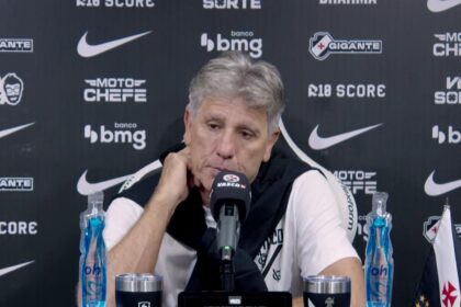 Imagem da noticia Ainda suspenso, Renato Gaúcho analisa derrota do Vasco na Sul-Americana