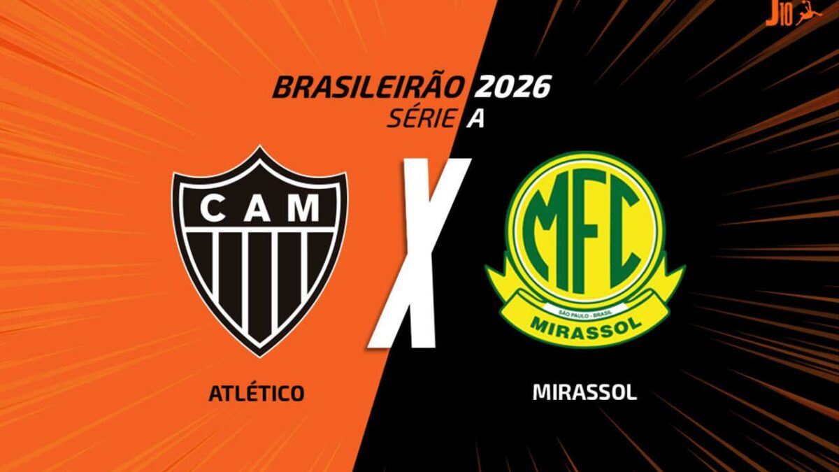 Imagem da noticia Atlético x Mirassol: onde assistir, escalações e arbitragem