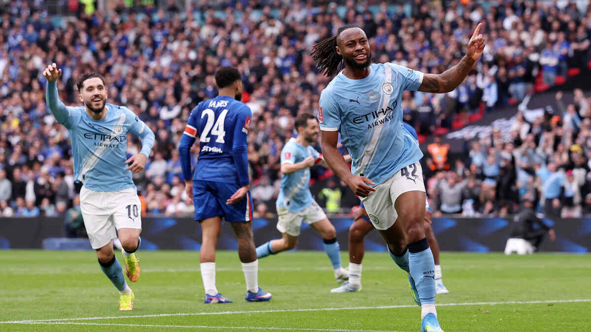 Imagem da noticia Em jogo truncado, Manchester City vence o Chelsea e conquista a Copa da Inglaterra