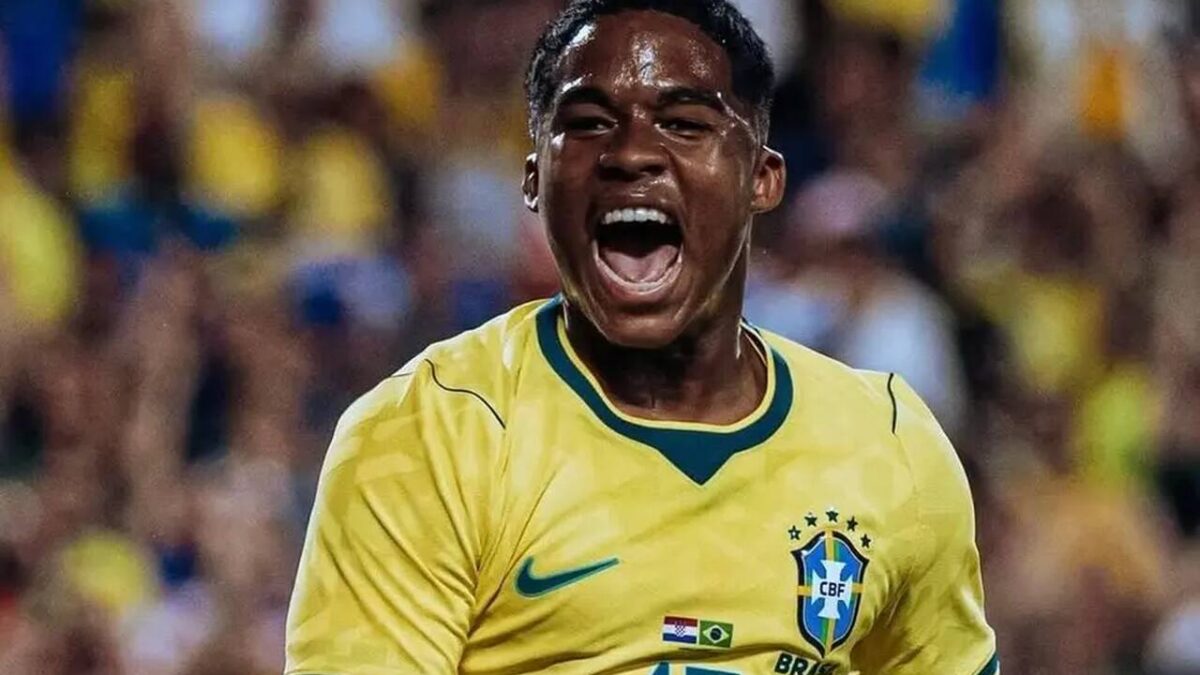 Imagem da noticia Endrick comemora primeira convocação para Copa; Vini Jr também se pronuncia
