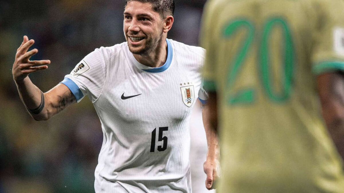 Imagem da noticia Feras da Copa: Federico Valverde, o maestro do meio de campo do Uruguai