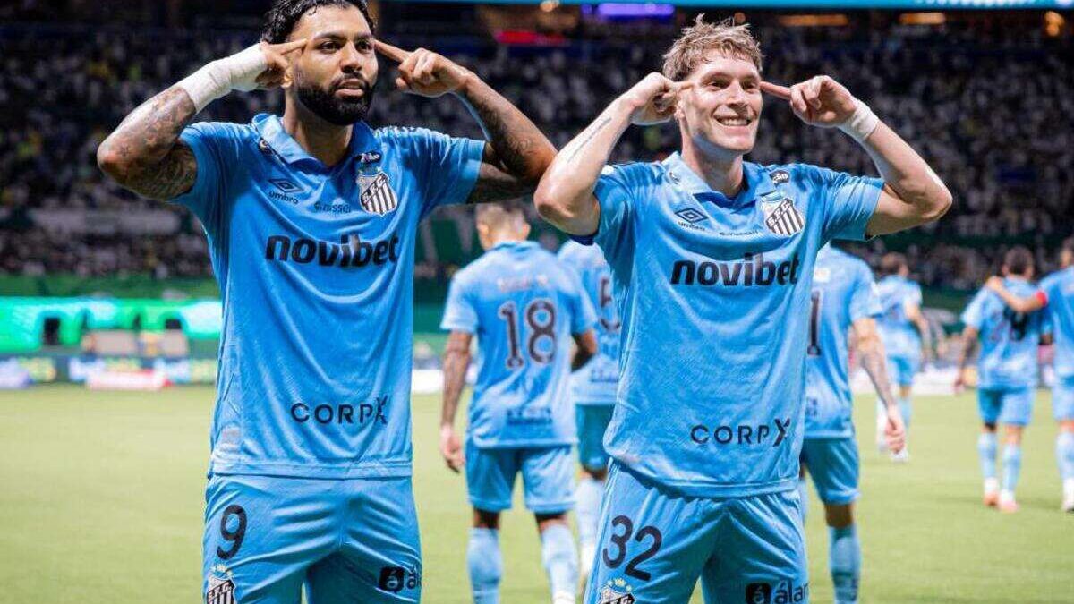 Imagem da noticia Rollheiser, em fase artilheira, lamenta o empate do Santos com o Palmeiras