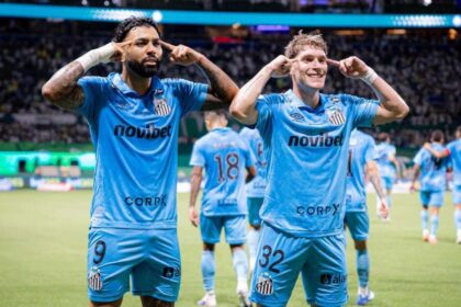 Imagem da noticia Rollheiser, em fase artilheira, lamenta o empate do Santos com o Palmeiras