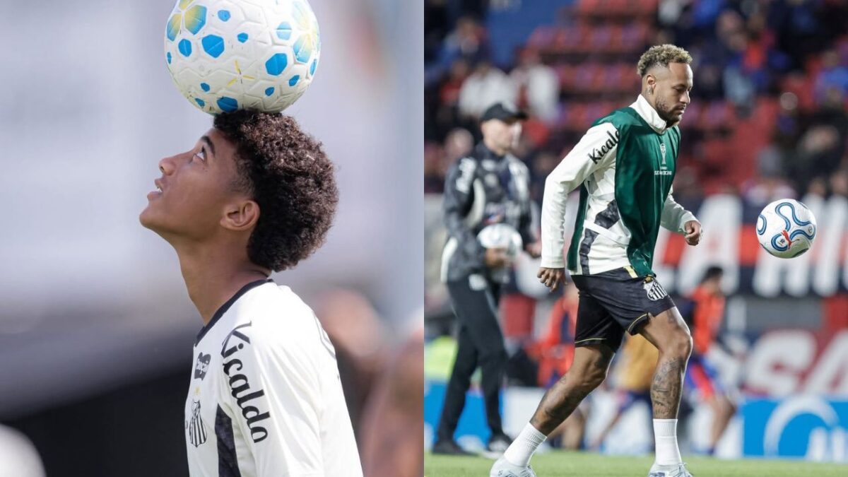 Imagem da noticia Santos se pronuncia sobre polêmica entre Neymar e Robinho Jr.