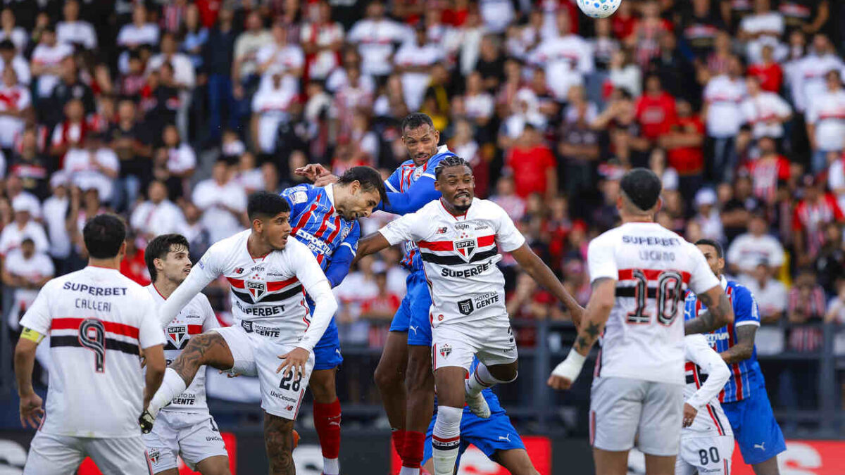 Imagem da noticia São Paulo é castigado no fim e cede empate ao Bahia