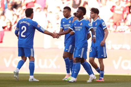 Imagem da noticia Vini Jr decide, e Real Madrid bate Sevilla na penúltima rodada do Espanhol