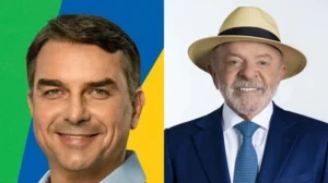 Flávio Bolsonaro e Lula no segundo turno das Eleições 2026