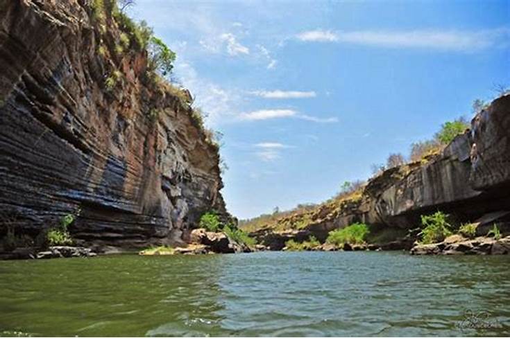 Formações rochosas do Cânion do Rio Poti, em Castelo do Piauí.