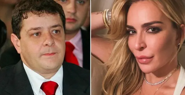 Fábio Luís Lula da Silva, conhecido como Lulinha, e Roberta Luchsinger em fotografia de arquivo.