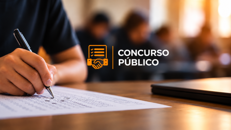 Imagem ilustrativa de candidato realizando prova de concurso público. Prefeitura de Brasileira oferece 46 vagas para professores e psicopedagogo.