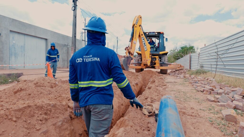 Imagem de divulgação da Águas de Teresina sobre as melhorias previstas para o sistema de abastecimento da capital.